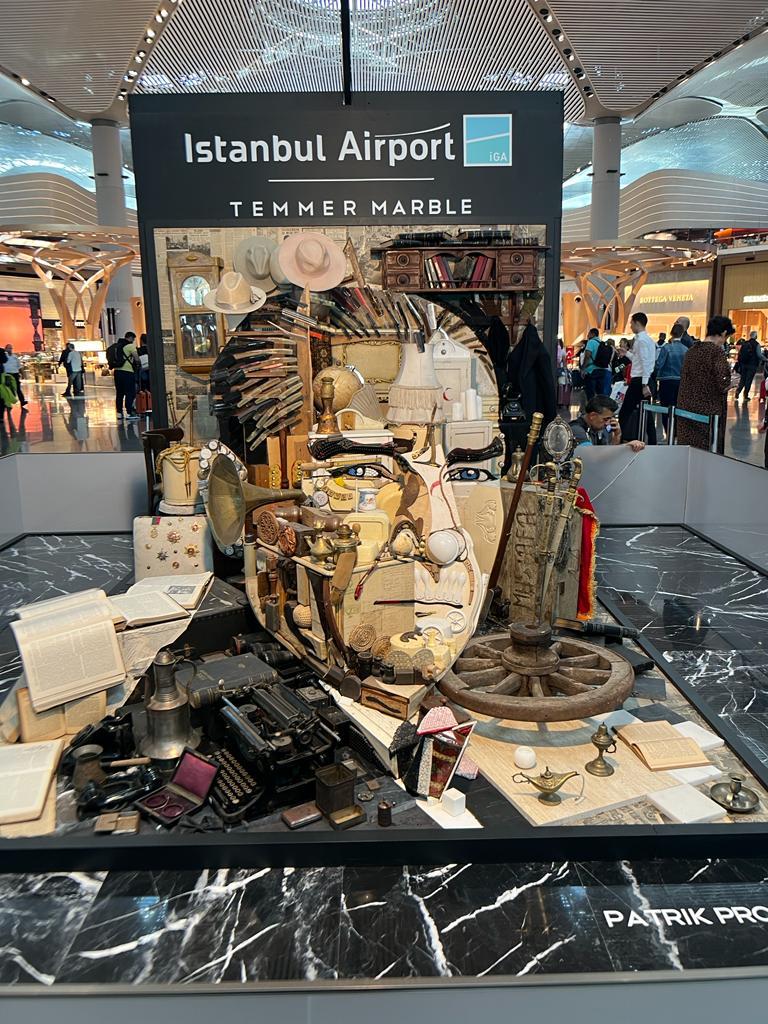 Atatürk Anamorfozu İstanbul Havalimanı’nda