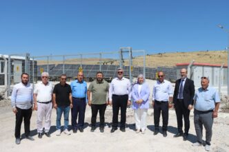 Özkaya ve Kılınçarslan İscehisar’daki yatırımları yerinde inceledi